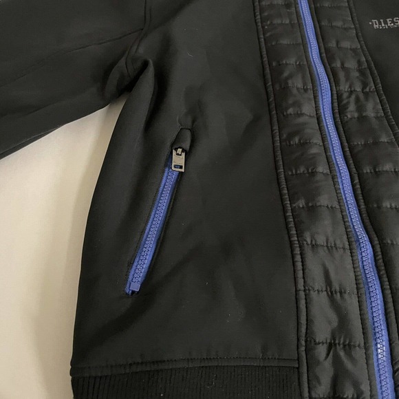 Diesel Youth 14/16 Full Zip Black Jacket - Picture 7 of 10
